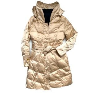Down belted jacket/coat, size S